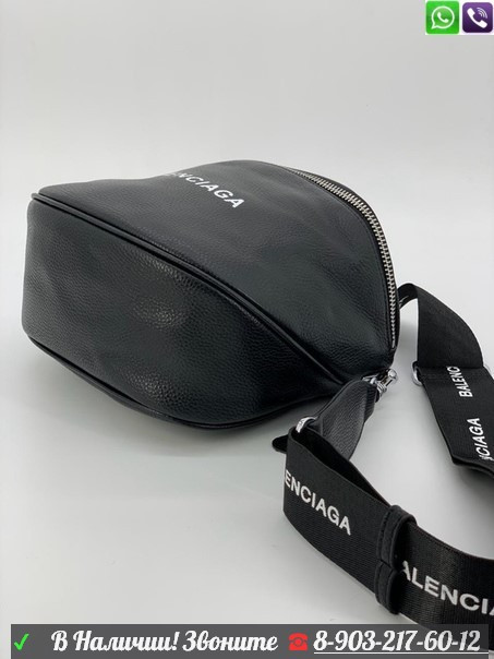 Сумка Balenciaga кросс боди черный - фото 4 - id-p99204713