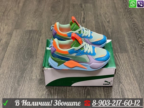 Кроссовки Puma RS-X женские разноцветные - фото 4 - id-p99205647