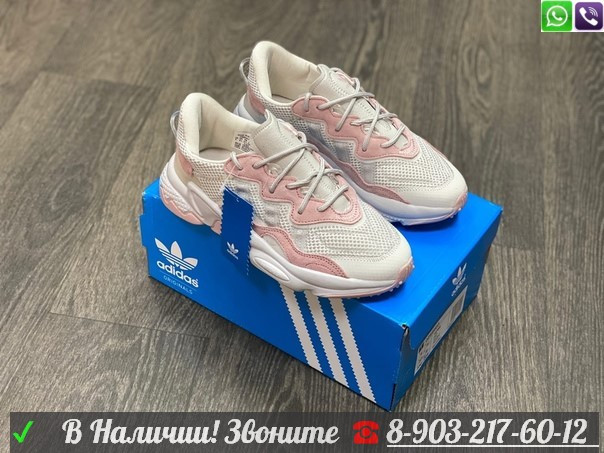 Кроссовки Adidas Ozweego розовые - фото 3 - id-p99205652