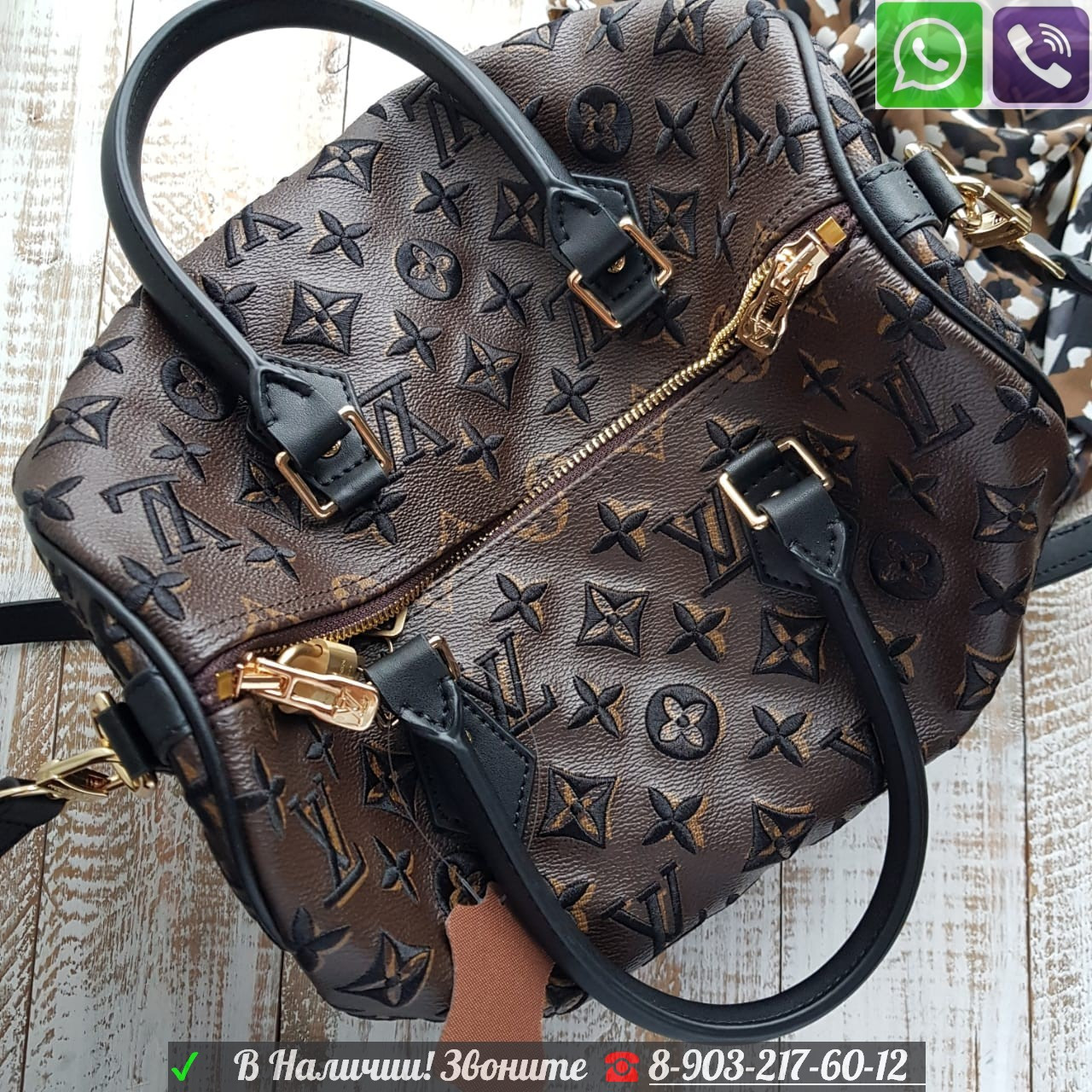 Сумка Louis Vuitton Speedy Луи Витон саквояж - фото 5 - id-p99199062