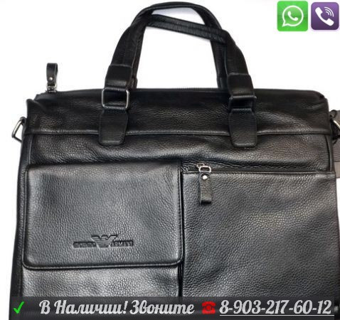 Сумка Montblanc мужской портфель коричневый - фото 6 - id-p99195270