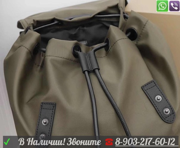 Рюкзак Burberry Rucksack большой тканевый - фото 7 - id-p99207603