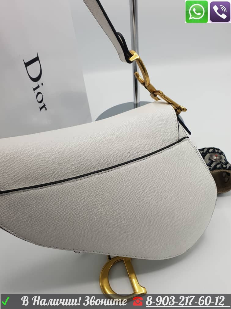 Сумка Christian Dior Saddle Диор клатч бежевый - фото 10 - id-p99197191