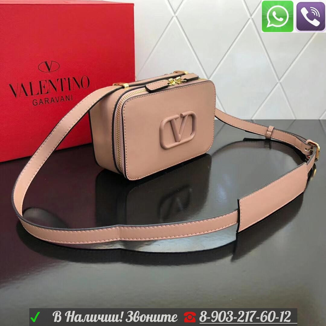 Valentino сумка прямоугольная с буквой V - фото 2 - id-p99199073