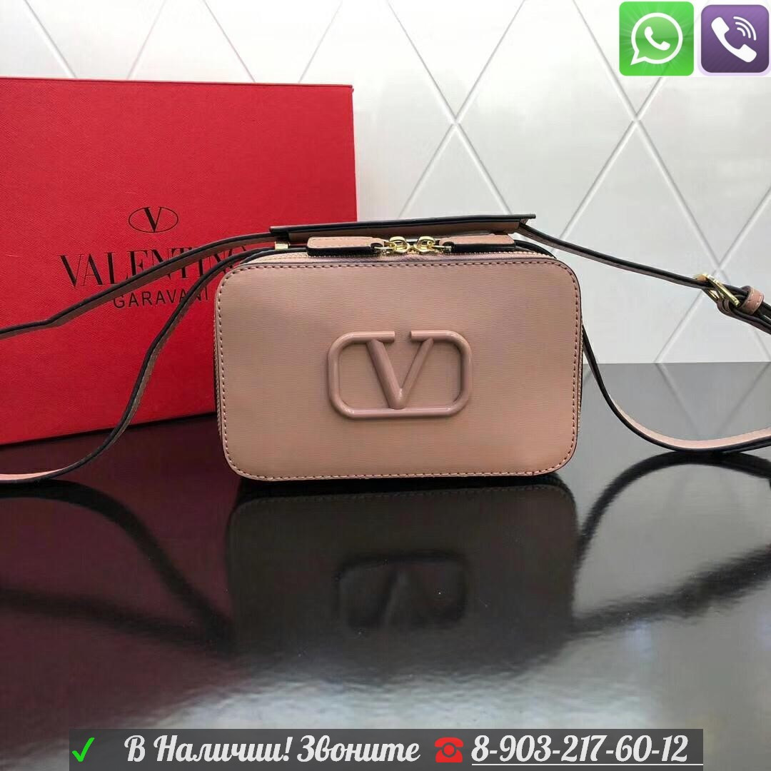Valentino сумка прямоугольная с буквой V - фото 6 - id-p99199073