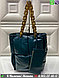 Большая сумка Bottega Veneta на золотых цепочках, фото 3