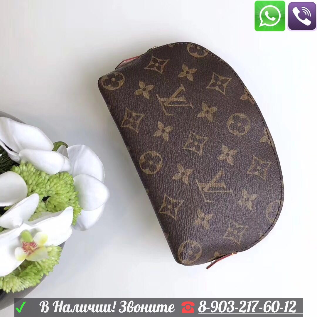 Косметичка Louis Vuitton Женская Канва Monogram - фото 5 - id-p99197201