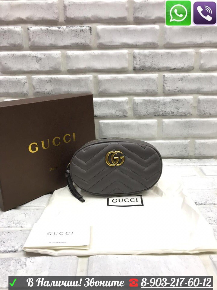 Сумка Gucci GG marmont поясная - фото 5 - id-p99198194