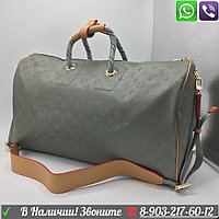 Дорожная сумка Louis Vuitton Keepall Titanium