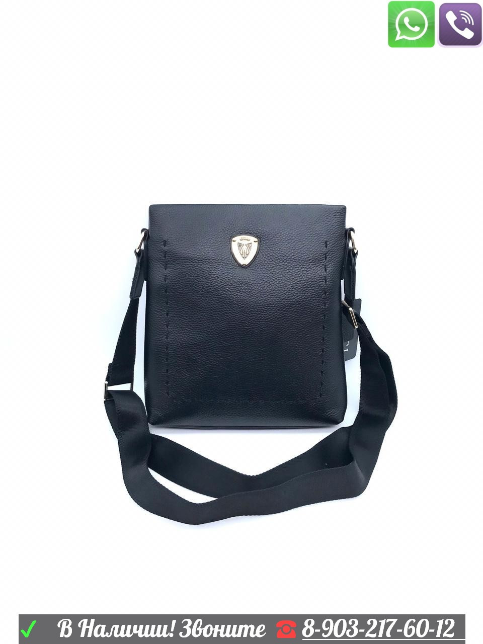 Мужская сумка Gucci через плечо планшет черный - фото 1 - id-p99199095