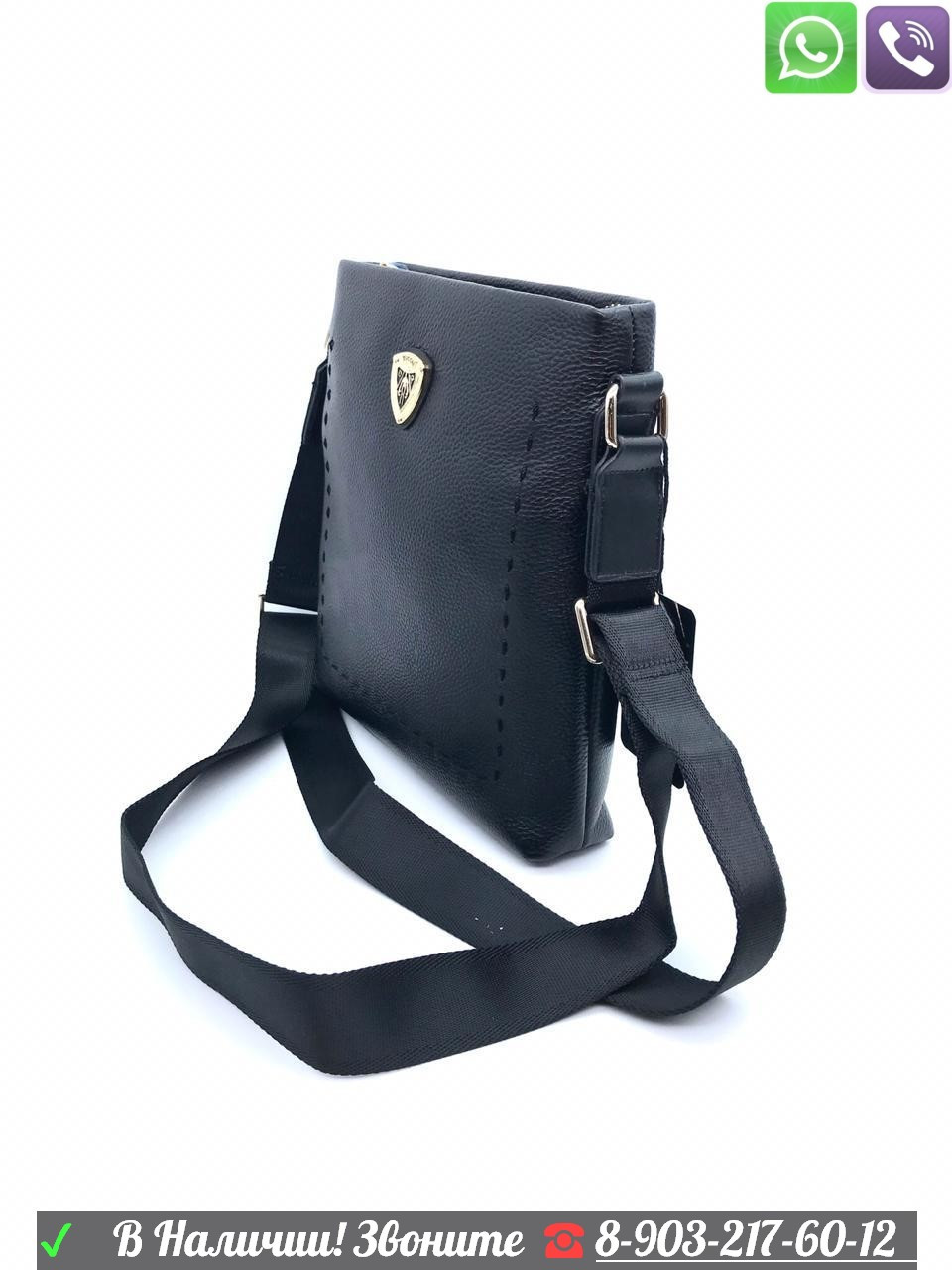 Мужская сумка Gucci через плечо планшет черный - фото 2 - id-p99199095