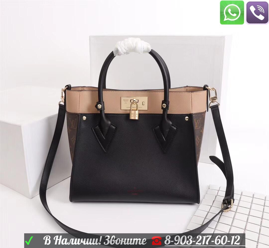 Сумка женская Louis Vuitton On my side двухцветная