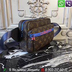 Поясная Сумка Louis Vuitton LV Bumbag на пояс Луи Виттон Коричневый