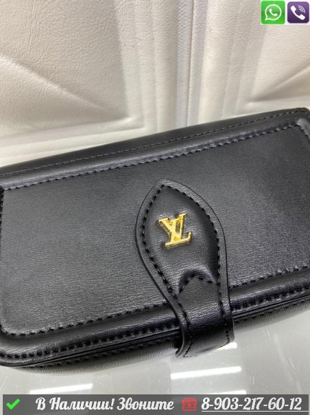 Поясная сумка Louis Vuitton кожаная - фото 9 - id-p99213459