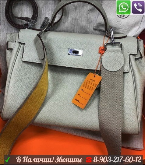 Hermes Kelly с мкесі алтын түсті фитингтері бар қоңыр түсті - фото 6 - id-p99195335