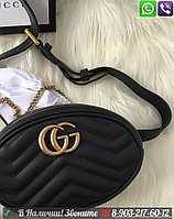 Поясная сумка Gucci GG Marmont Gucci на пояс