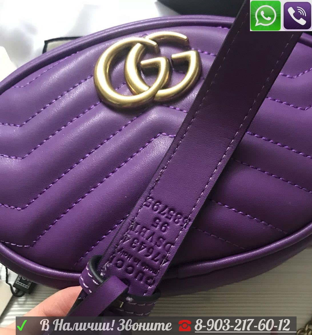 Поясная сумка Gucci GG Marmont Gucci на пояс - фото 9 - id-p99196307
