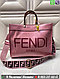 Сумка шоппер Fendi sunshine с логотипом, фото 5