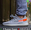 Кроссовки Adidas Yeezy 350 v2 серые с оранжевым, фото 2