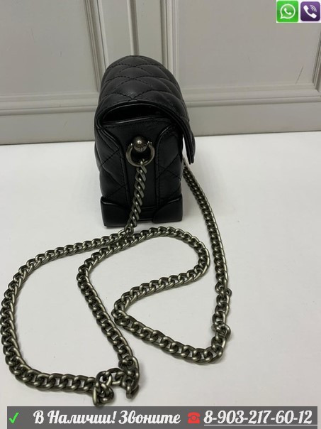 Сумка Шанель Chanel мини круглая с бусинами - фото 8 - id-p99203908