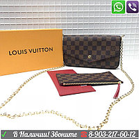 Сумка Louis Vuitton Felicie Луи Виттон клатч Azur Белый