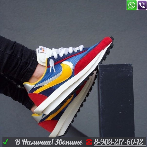 Кроссовки Nike x Sacai LDWaffle - фото 2 - id-p99205762