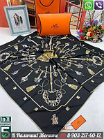 Платок Hermes шелковый с ключами