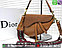 Черная Сумка Dior Saddle Диор клатч Замшевый, фото 10