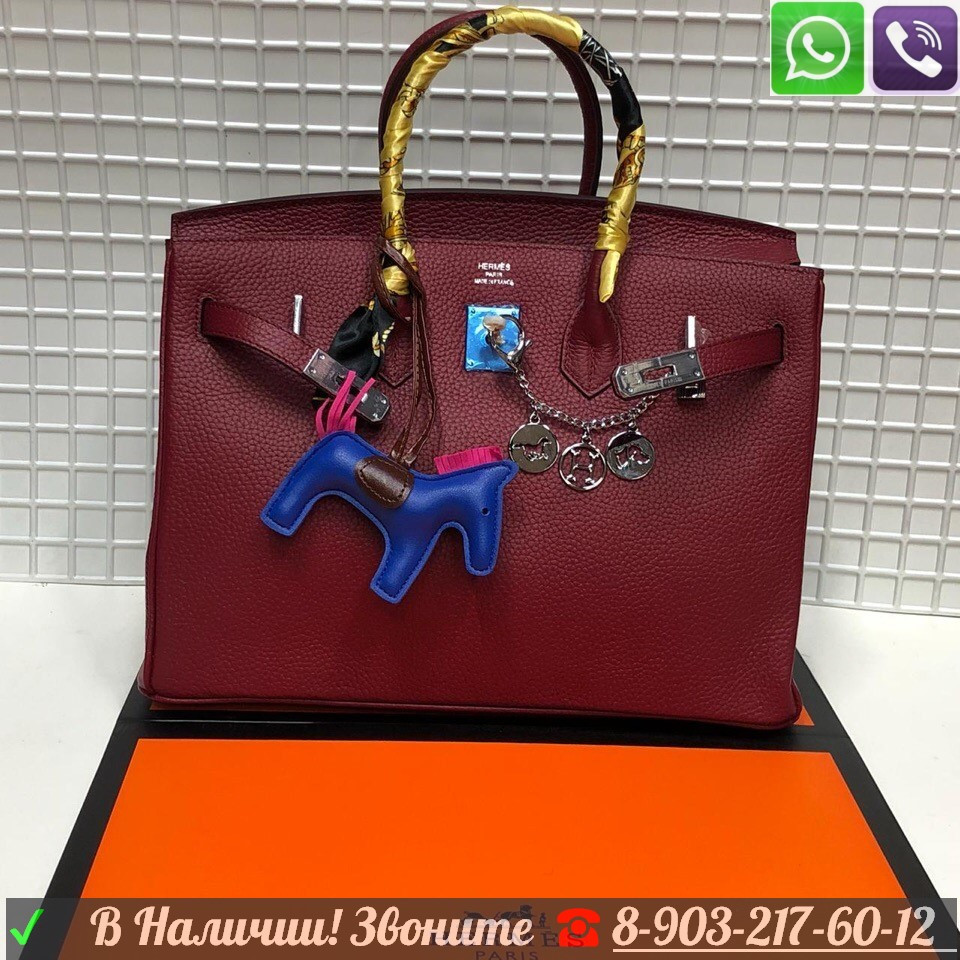 Сумка Hermes Birkin 35 Гермес Биркин Люкс с номером Серый - фото 3 - id-p99197296