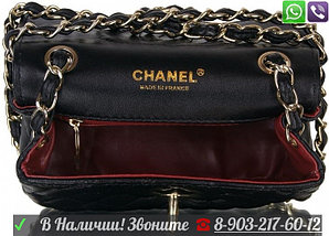 Сумка цепочка Chanel Mini 2.55 Шанель Мини Клатч на