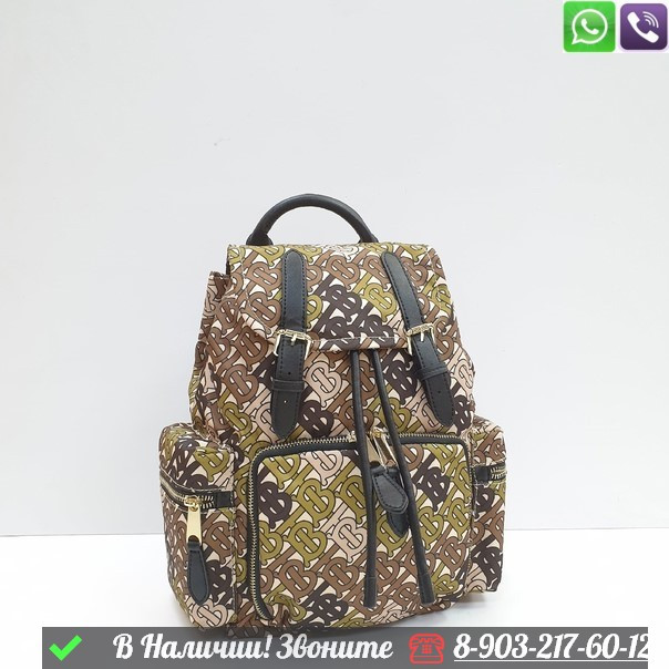 Рюкзак Burberry Rucksack small Синий - фото 7 - id-p99215457