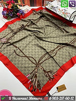 Платок Gucci GG Supreme с контрастным кантом