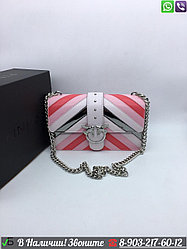 Сумка Pinko love с птицами клатч Пинко стеганый