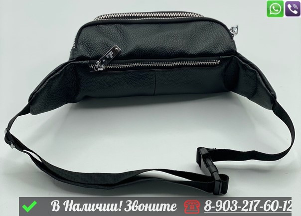 Поясная сумка Gucci черная - фото 8 - id-p99215475