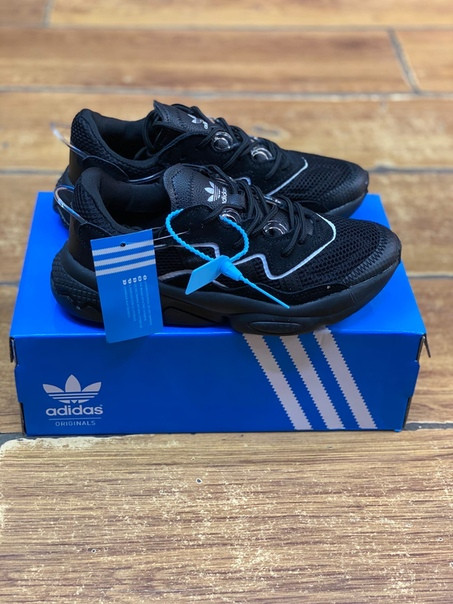 Кроссовки Adidas Ozweego черные - фото 3 - id-p99205806