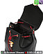 Рюкзак Fendi Logo Embossed Фенди с клапаном черный, фото 7