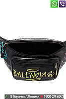 Сумка на пояс Balenciaga Explorer Love techno поясная Баленсиага