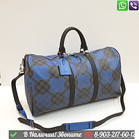 Дорожная сумка Louis Vuitton Keepall 40 синяя