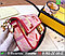 Сумка Fendi Baguette тканевая розовая, фото 3