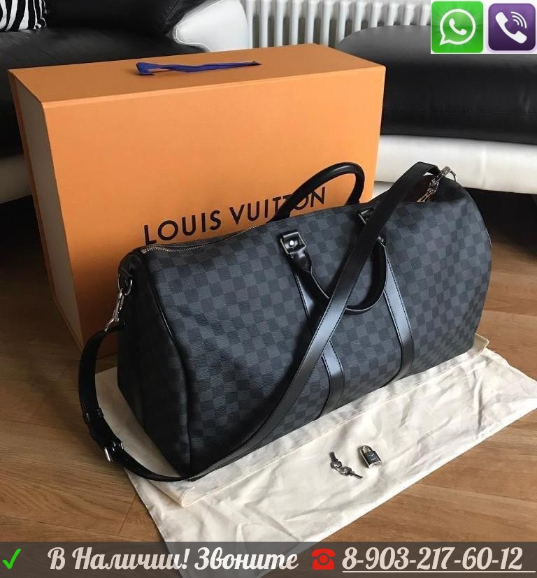 Дорожная Сумка Louis Vuitton Damier Graphite - фото 1 - id-p99195443