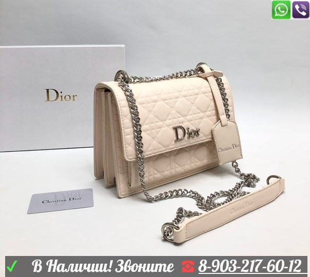 Сумка Christian Dior кожа икра - фото 3 - id-p99203984