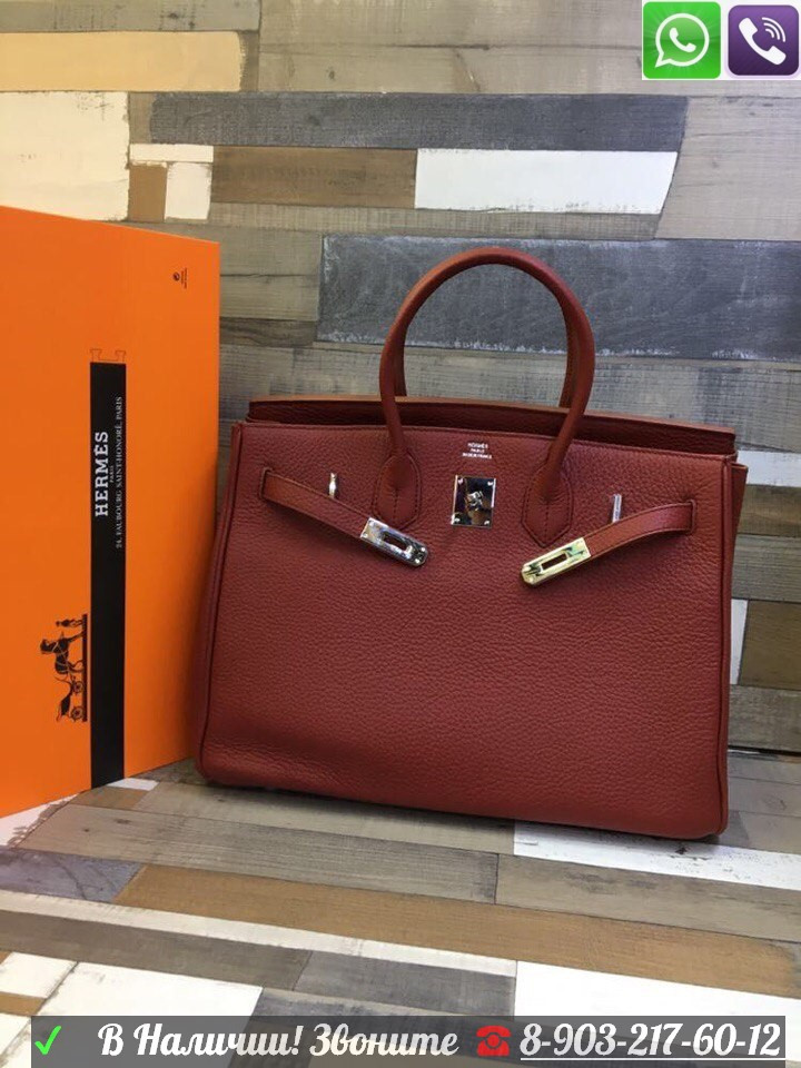 Сумка Гермес Hermes Birkin елочка швы - фото 1 - id-p99196413