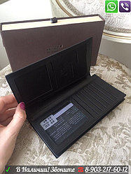 Черный Кошелек Bottega Veneta Cabat