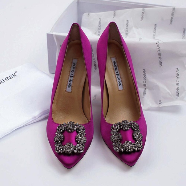 Туфли Manolo Blahnik Hangisi - фото 3 - id-p99205873