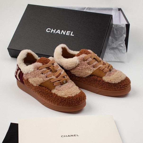 Кеды Chanel меховые - фото 3 - id-p99205877