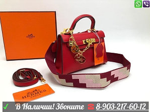 Сумка Hermes Kelly мини Гермес Красный