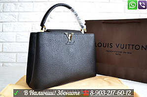 Сумка Louis Vuitton Capucines с логотипом Луи Виттон LV