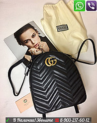 Рюкзак Gucci GG Marmont Gucci Красный Стеганный Гучи