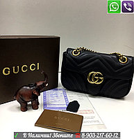 Сумка Gucci GG Marmont Клатч Gucci на цепочке Ремне