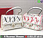 Сумка Valentino VLTN Candystud белая с буквами, фото 2
